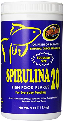 Állatkert Med Spirulina 20 pehelyes halétel, 4 uncia